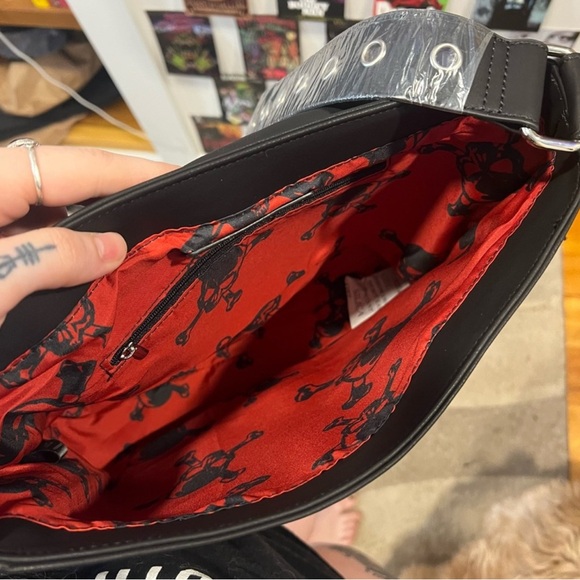 RARE Dolls Kill x Widow messenger bag - Picture 2 of 3